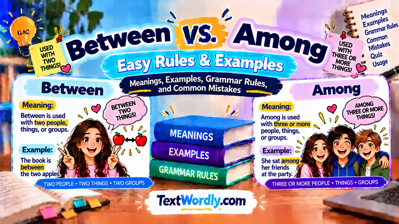 Between vs Among: Easy Rules & Examples
