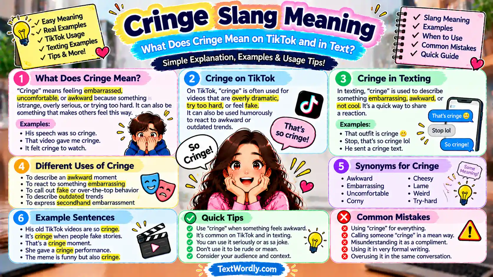 Cringe Slang Meaning: What Does Cringe Mean on TikTok and in Text?