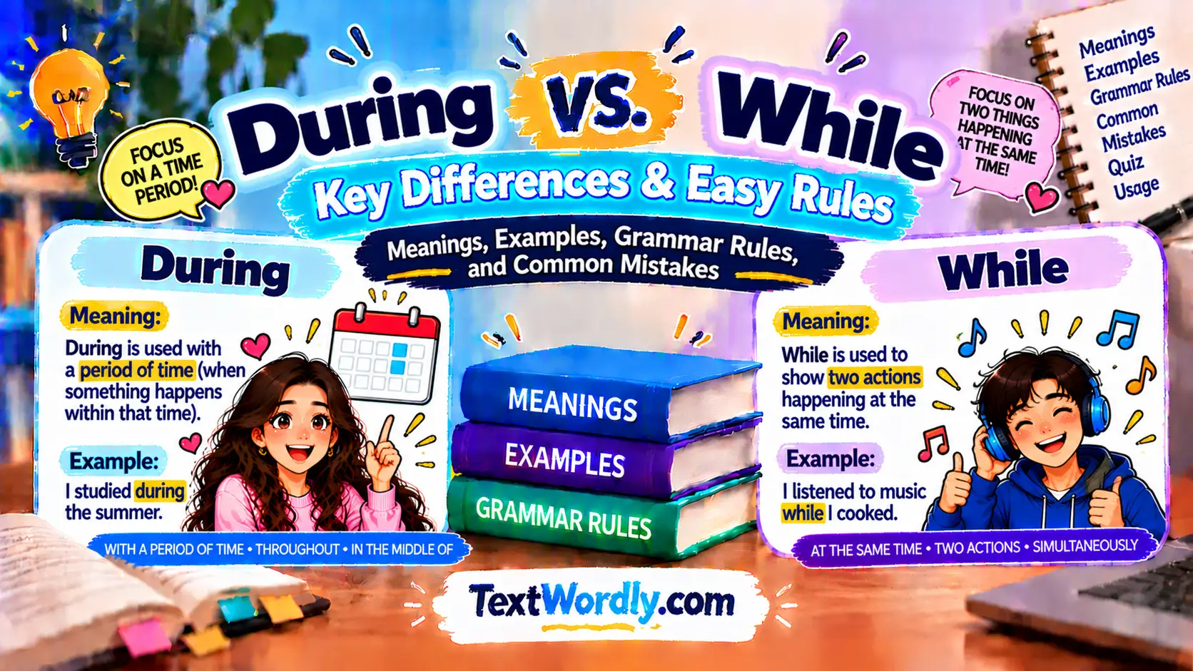 During vs While: Key Differences & Easy Rules
