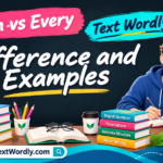 Each vs Every difference and examples grammar featured image