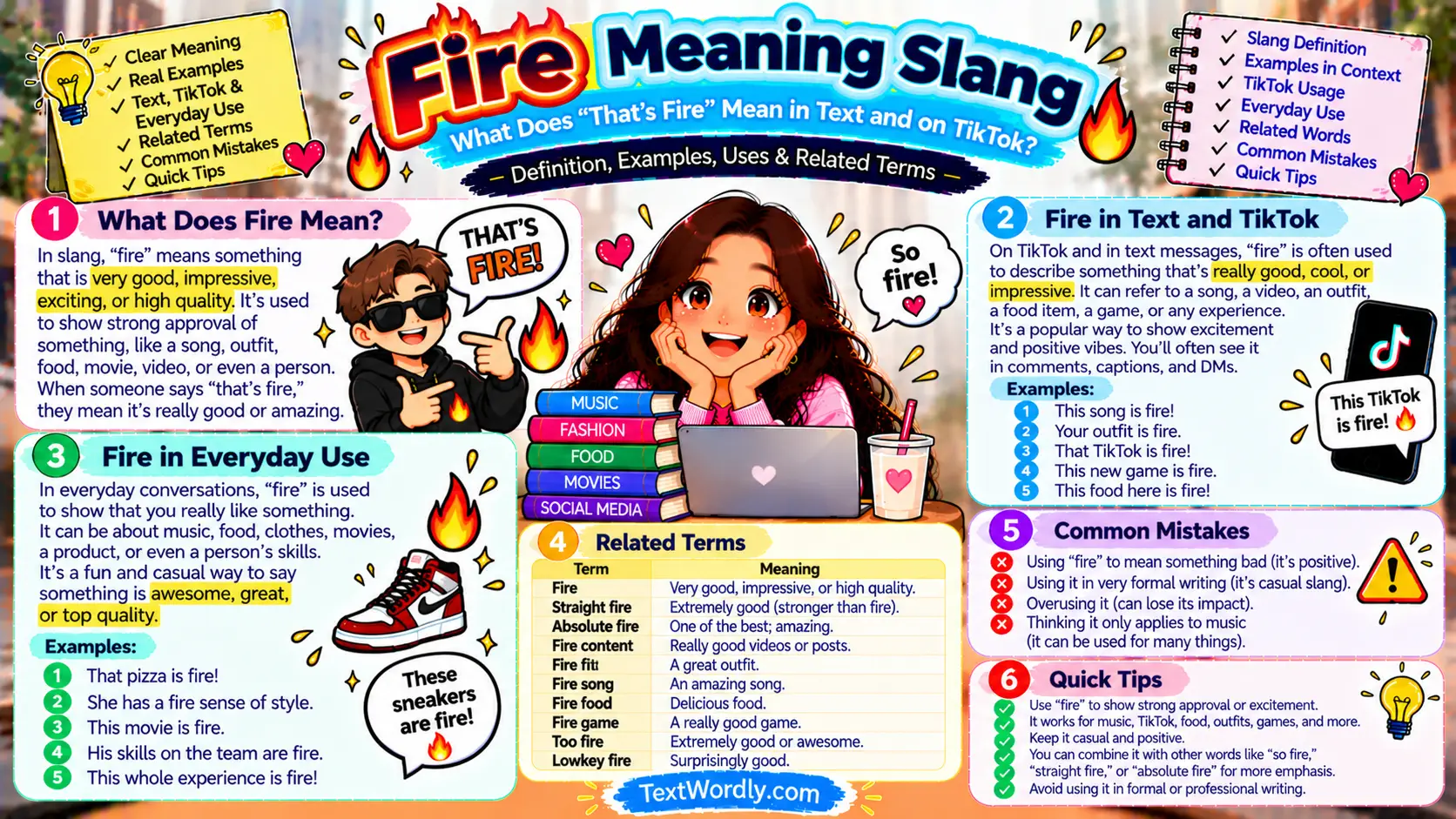Fire Meaning Slang: What Does “That's Fire” Mean in Text and on TikTok?