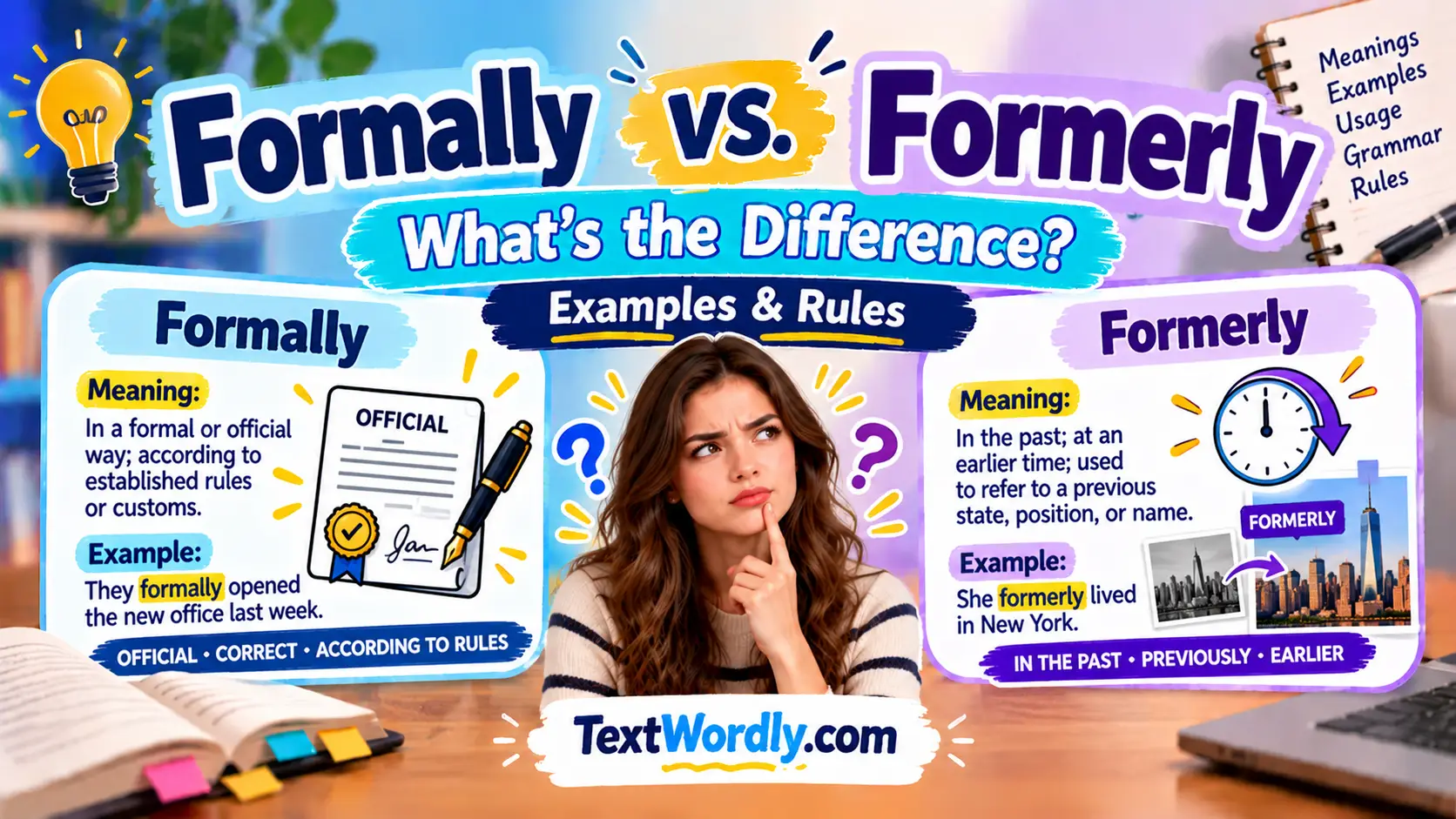 Formally vs. Formerly: What's the Difference? Examples & Rules