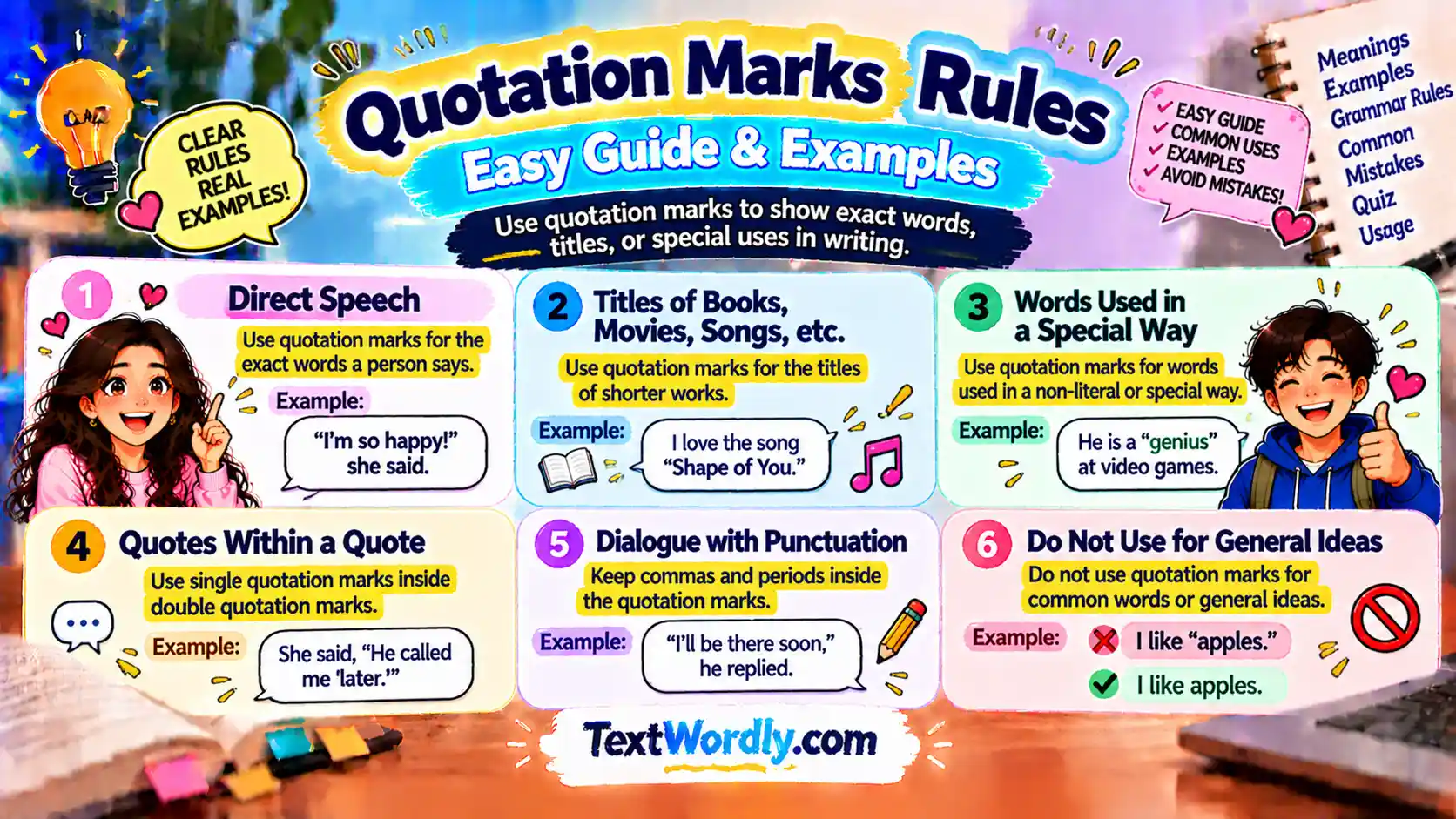Quotation Marks Rules: Easy Guide & Examples