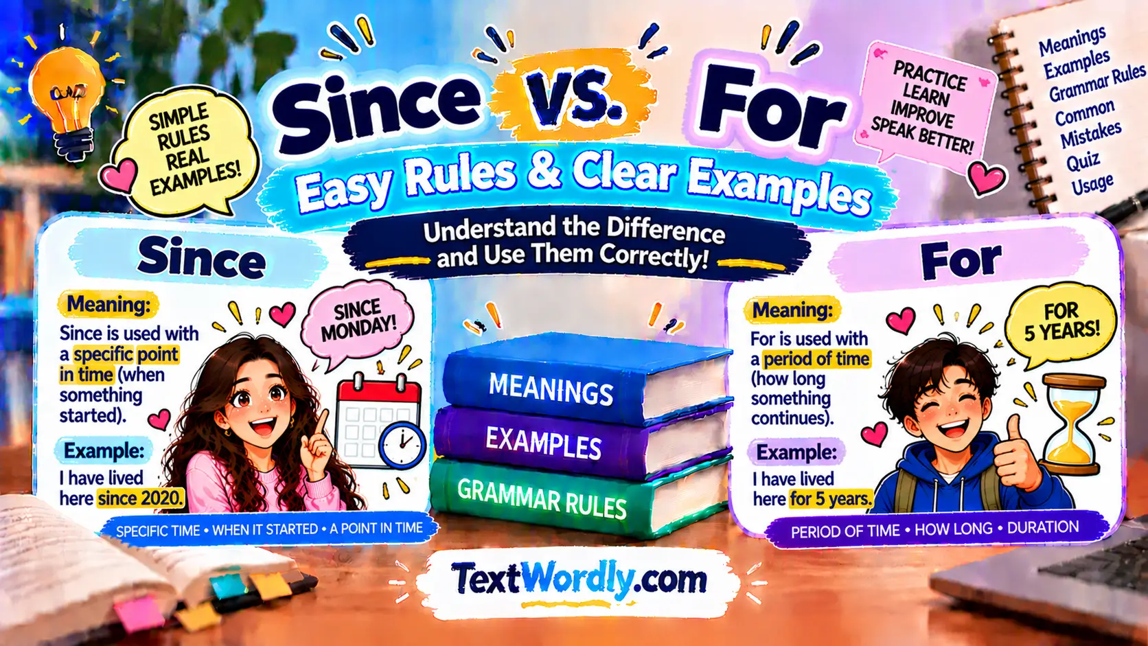 Since vs For: Easy Rules & Clear Examples