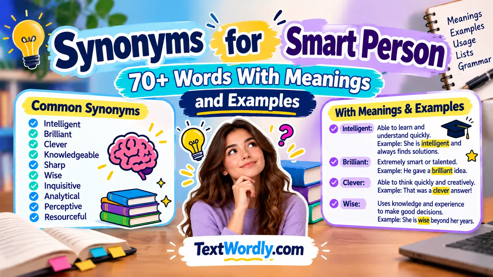 Synonyms for Smart Person: 70+ Words With Meanings and Examples