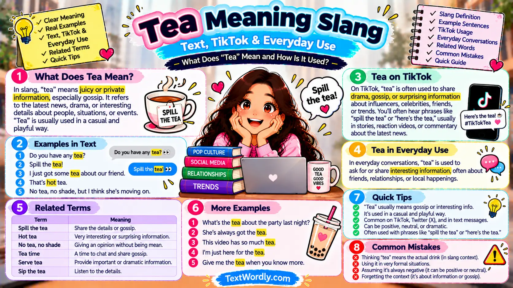 Tea Meaning Slang: Text, TikTok & Everyday Use