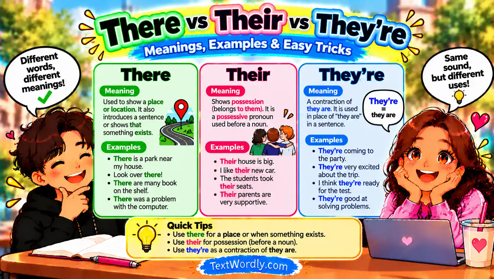 There vs Their vs They're