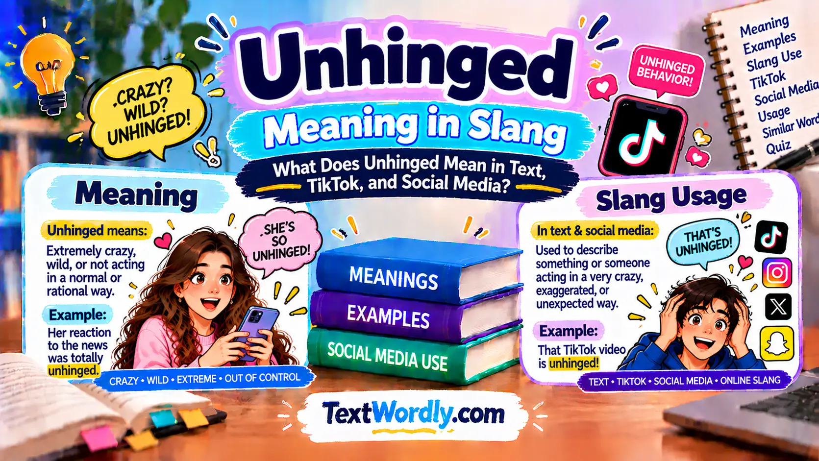 Unhinged Meaning in Slang: What Does Unhinged Mean in Text, TikTok, and Social Media?