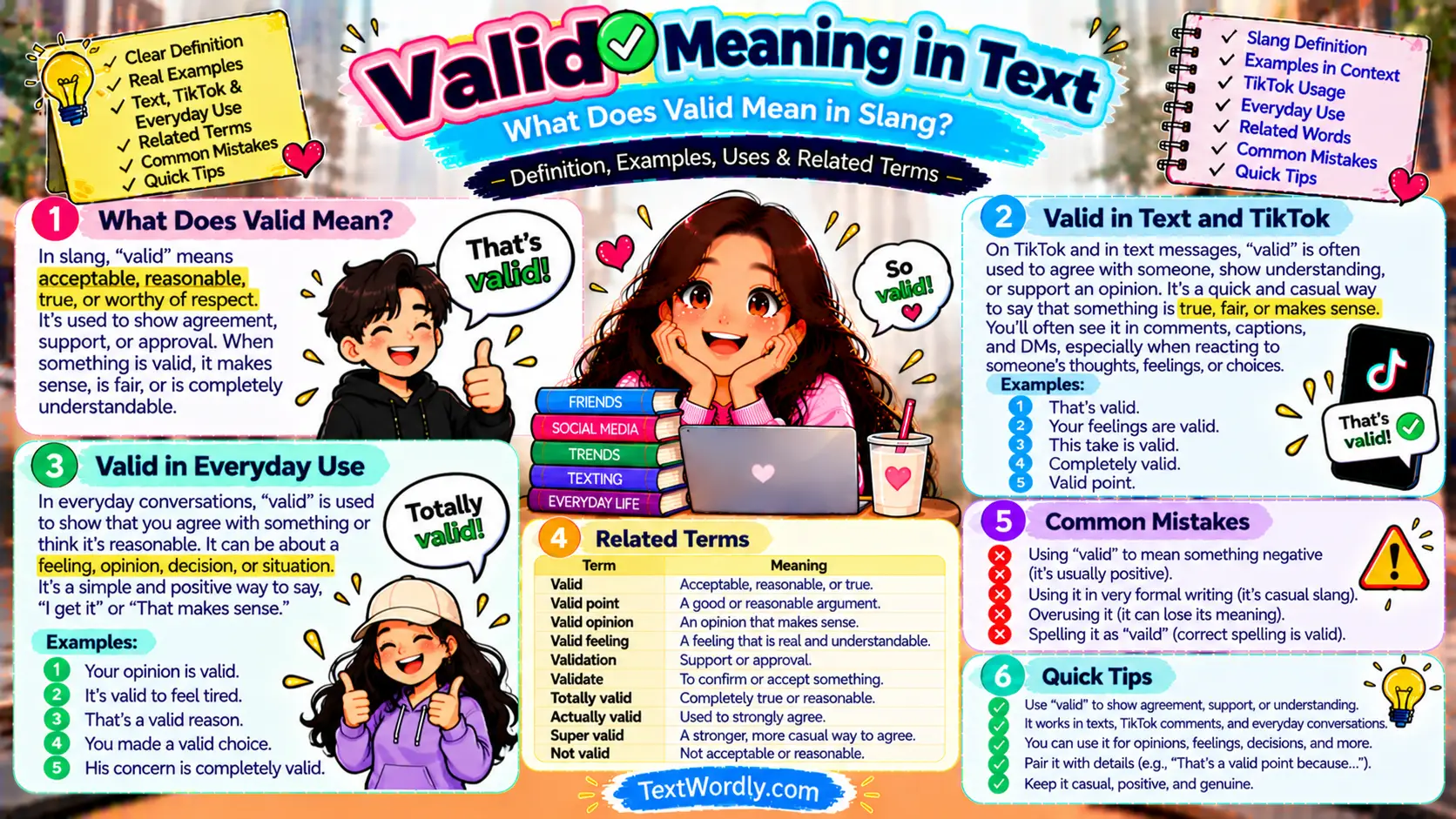 Valid Meaning in Text: What Does Valid Mean in Slang?